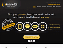 Tablet Screenshot of iknowledgeacademy.com